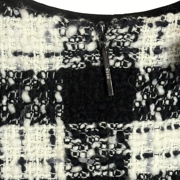 MSGM Milano Embellished Tweed Fringe Top Size 38 (M/L) Rare Runway-Style Boucle - Picture 13 of 15